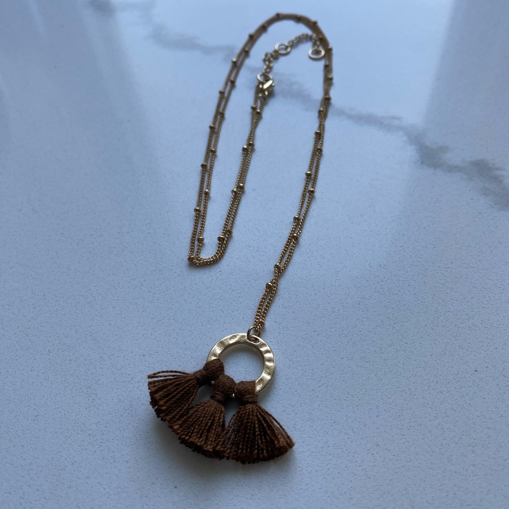Long Gold Necklace